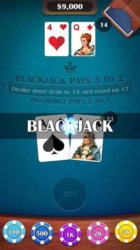 Изображение игры: Blackjack 21 - casino card game
