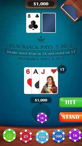 Изображение игры: Blackjack 21 - casino card game