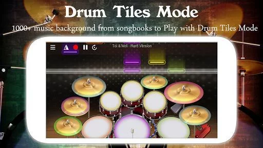 Изображение игры: Drum Live: Real drum set drum kit music drum beat