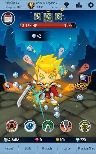 Изображение игры: Tap Adventure Hero: Idle RPG Clicker, Fun Fantasy