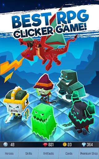 Изображение игры: Tap Adventure Hero: Idle RPG Clicker, Fun Fantasy