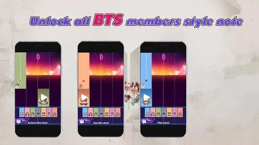 Изображение игры: Piano Tiles BTS 2019 - ARMY Love BTS