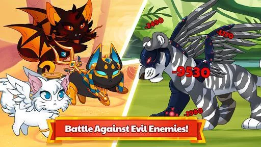 Изображение игры: Castle Cats: Idle Hero RPG