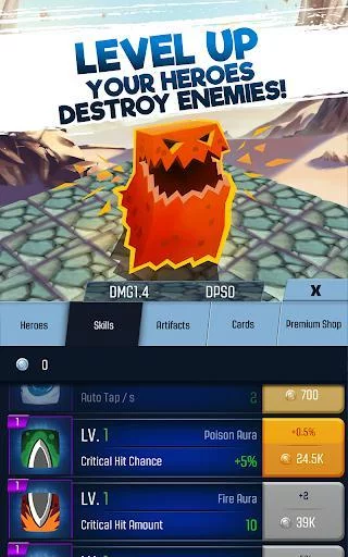 Изображение игры: Tap Adventure Hero: Idle RPG Clicker, Fun Fantasy