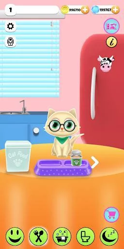 Изображение игры: PawPaw Cat | My Virtual Cat and Talking Animal
