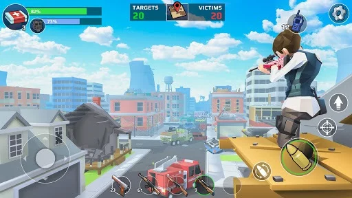 Изображение игры: Battle Royale: FPS Shooter