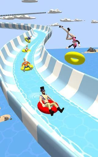 Изображение игры: Aqua Thrills: Water Slide Park (aquathrills.io)