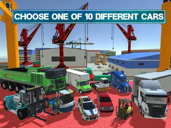 Изображение игры: Cargo Crew: Port Truck Driver