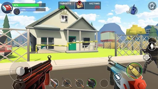 Изображение игры: Battle Royale: FPS Shooter