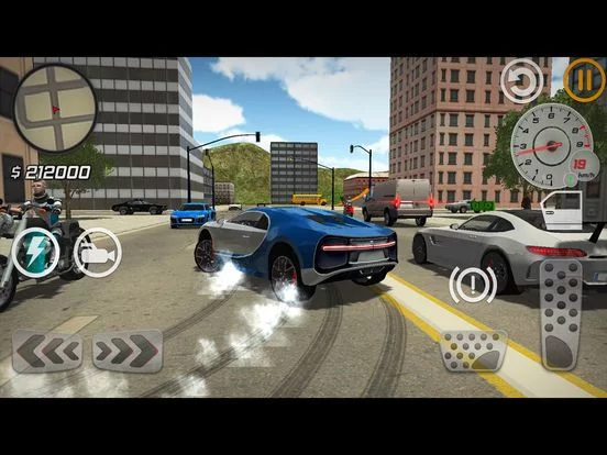 Изображение игры: City Car Driver 2017