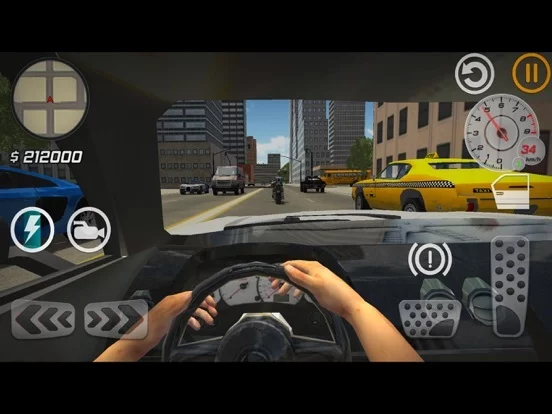 Изображение игры: City Car Driver 2017