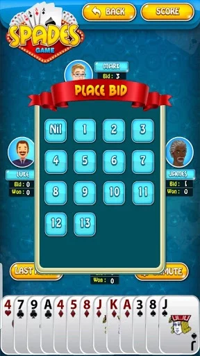Изображение игры: Spades Card Game