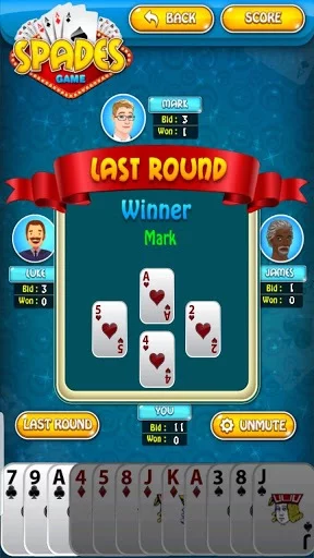 Изображение игры: Spades Card Game