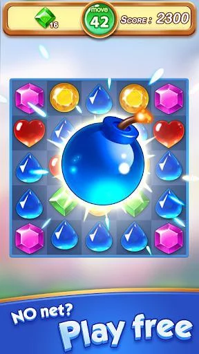 Изображение игры: Jewel & Gem Blast - Match 3 Puzzle Game