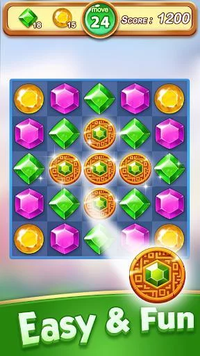 Изображение игры: Jewel & Gem Blast - Match 3 Puzzle Game