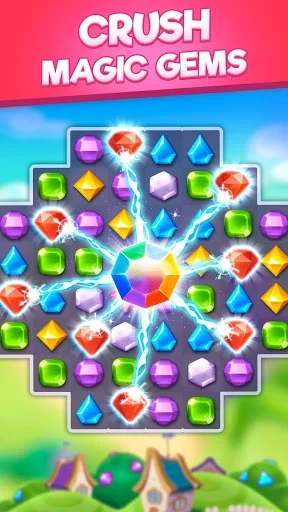 Изображение игры: Bling Crush - Jewels & Gems Match 3 Puzzle Game