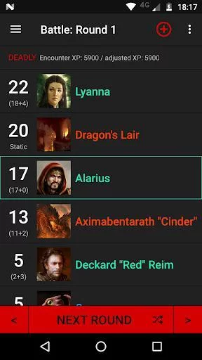 Изображение игры: Initiative Tracker for D&D