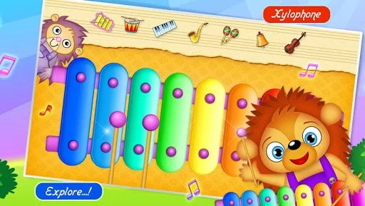 Изображение игры: 123 Kids Fun Music Games Free