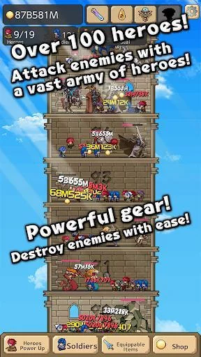 Изображение игры: Tower of Hero