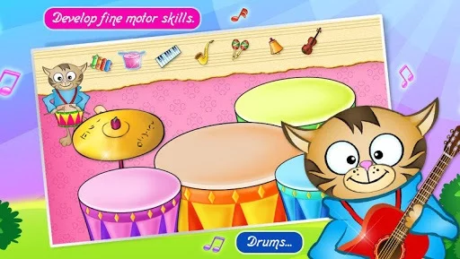 Изображение игры: 123 Kids Fun Music Games Free