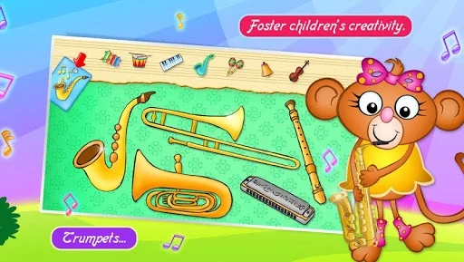 Изображение игры: 123 Kids Fun Music Games Free