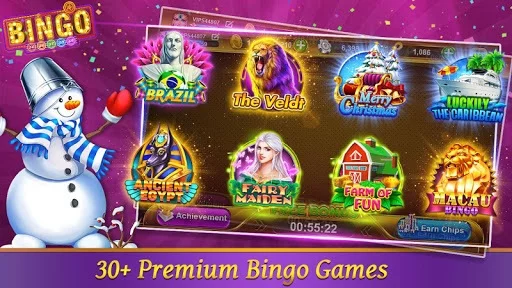 Изображение игры: Bingo Happy: Casino Board Bingo Games Free & Fun