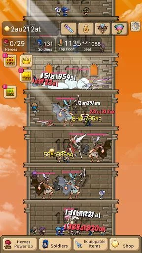 Изображение игры: Tower of Hero
