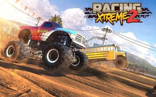 Изображение игры: Racing Xtreme 2: Top Monster Truck & Offroad Fun