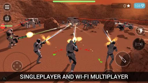 Изображение игры: CyberSphere: SciFi Third Person Shooter