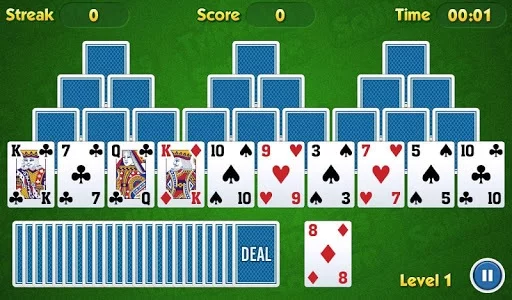 Изображение игры: TriPeaks Solitaire Challenge