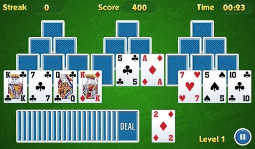 Изображение игры: TriPeaks Solitaire Challenge