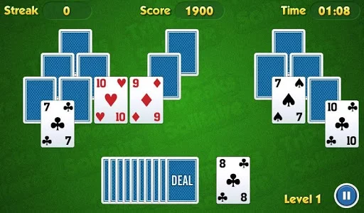 Изображение игры: TriPeaks Solitaire Challenge