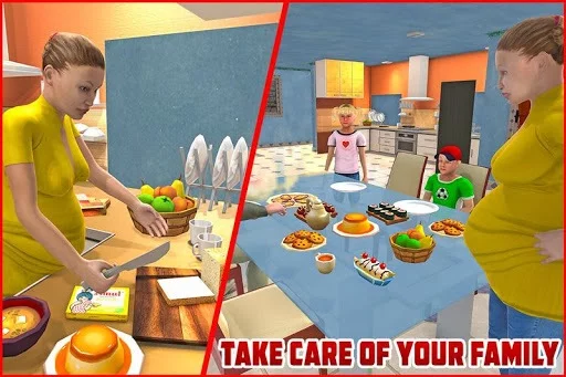 Изображение игры: Virtual Pregnant Mom: Happy Family Fun
