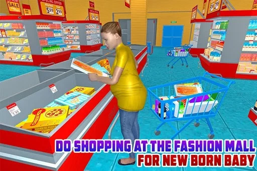 Изображение игры: Virtual Pregnant Mom: Happy Family Fun