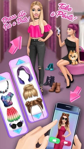 Изображение игры: Hannah's High School Crush - First Date Makeover