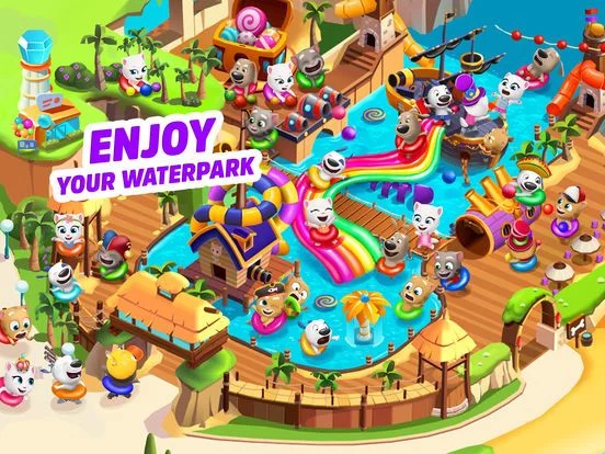 Изображение игры: Talking Tom Pool - Puzzle Game