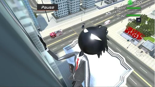Изображение игры: Amazing Crime Strange Stickman Rope Vice Vegas