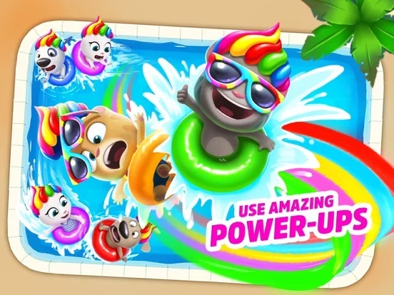 Изображение игры: Talking Tom Pool - Puzzle Game