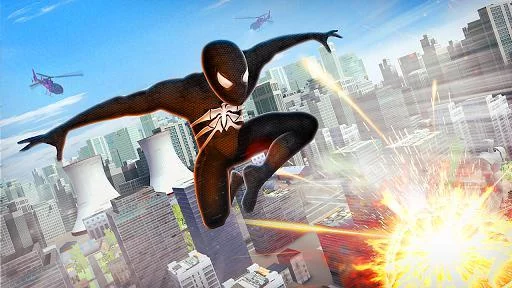 Изображение игры: Spider Superhero Fly Simulator