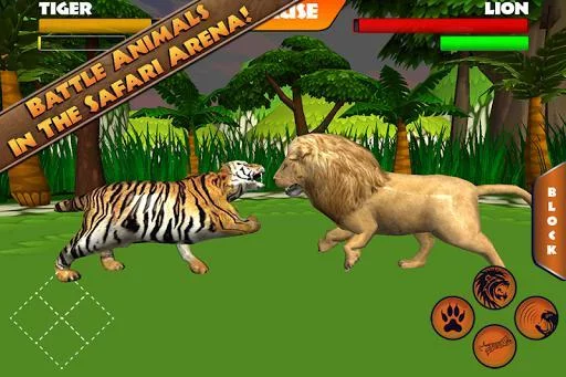 Изображение игры: Safari Arena: Animal Fighter