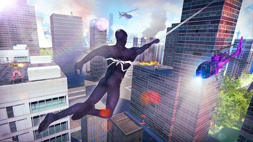 Изображение игры: Spider Superhero Fly Simulator