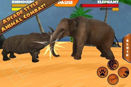 Изображение игры: Safari Arena: Animal Fighter