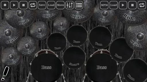 Изображение игры: Drum kit metal