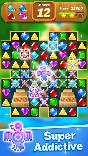 Изображение игры: Jewel & Gems Mania 2020 - Match In Temple & Jungle