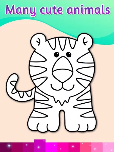 Изображение игры: Coloring Pages Kids Games with Animation Effects