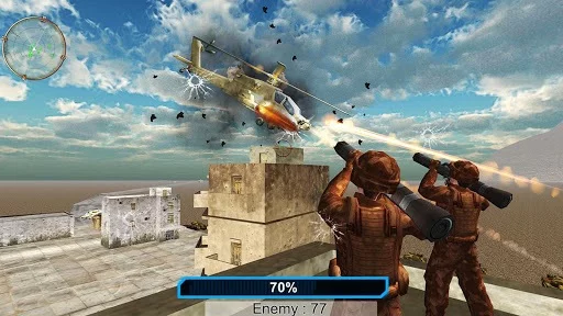 Изображение игры: Helicopter Simulator 3D: Gunship Air Battle FULL