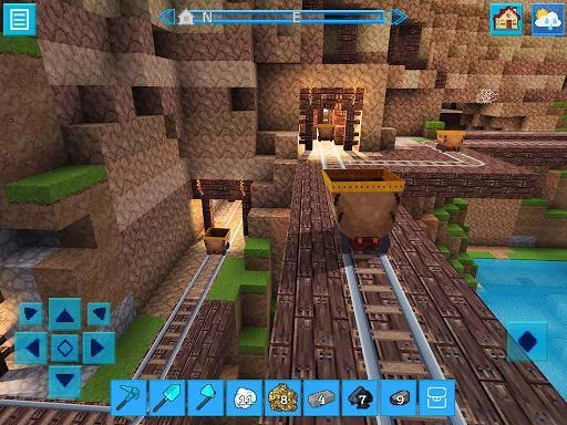 Изображение игры: EarthCraft 3D: Block Craft & World Exploration