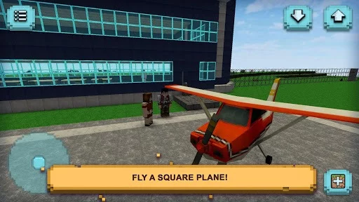 Изображение игры: Plane Craft: Square Air