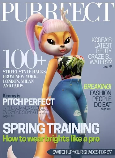 Изображение игры: Kimmy Superstar: Talking Fashion Cat