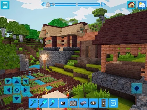 Изображение игры: EarthCraft 3D: Block Craft & World Exploration